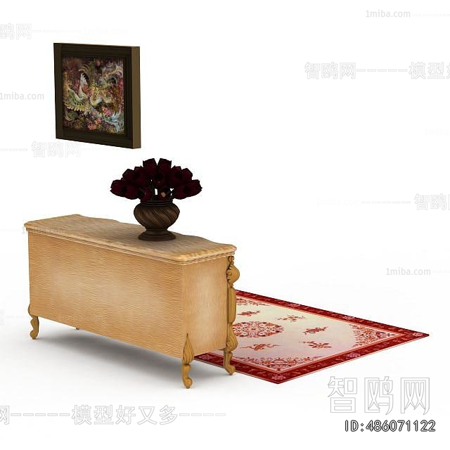 European Style Side Cabinet