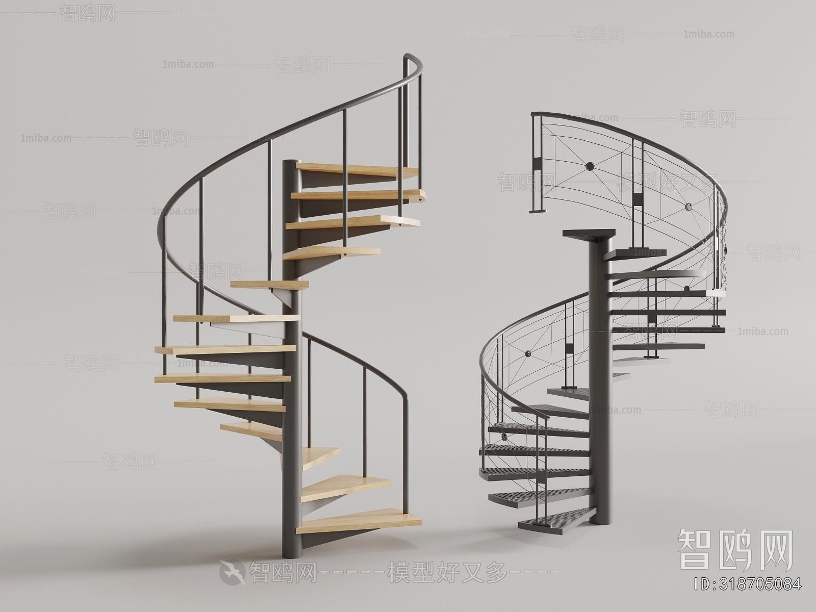 Modern Rotating Staircase