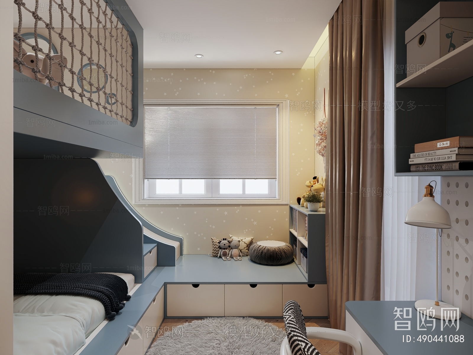 Modern Boy's Room And Son's Room