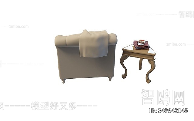 European Style Single Sofa