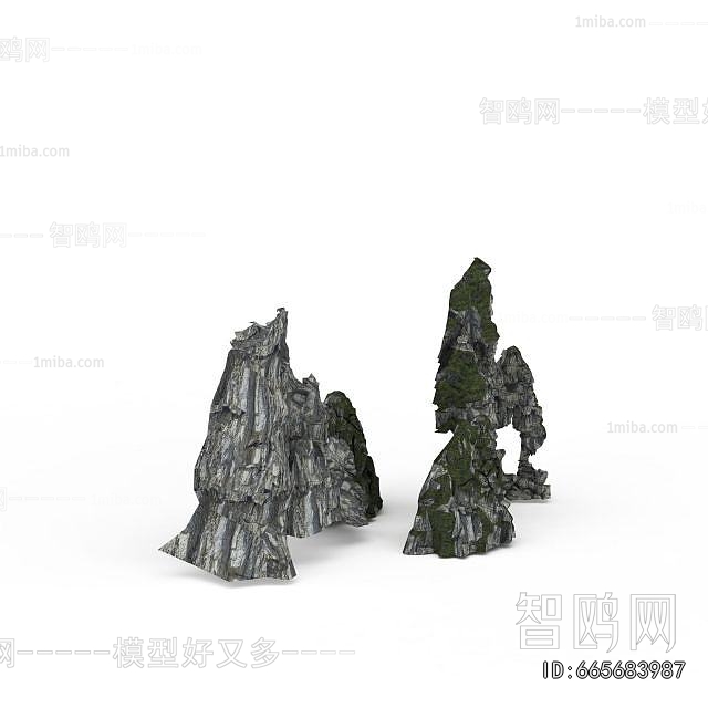 Modern Rockery Waterscape