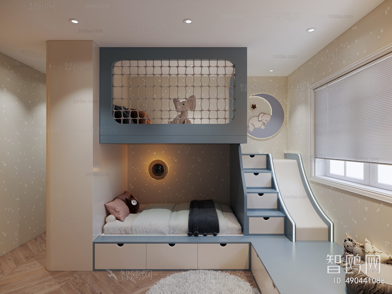 Modern Boy's Room And Son's Room