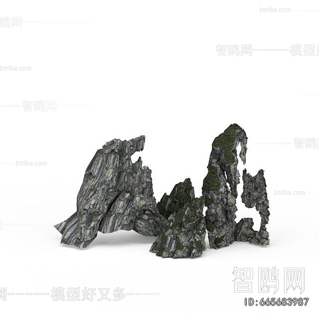 Modern Rockery Waterscape