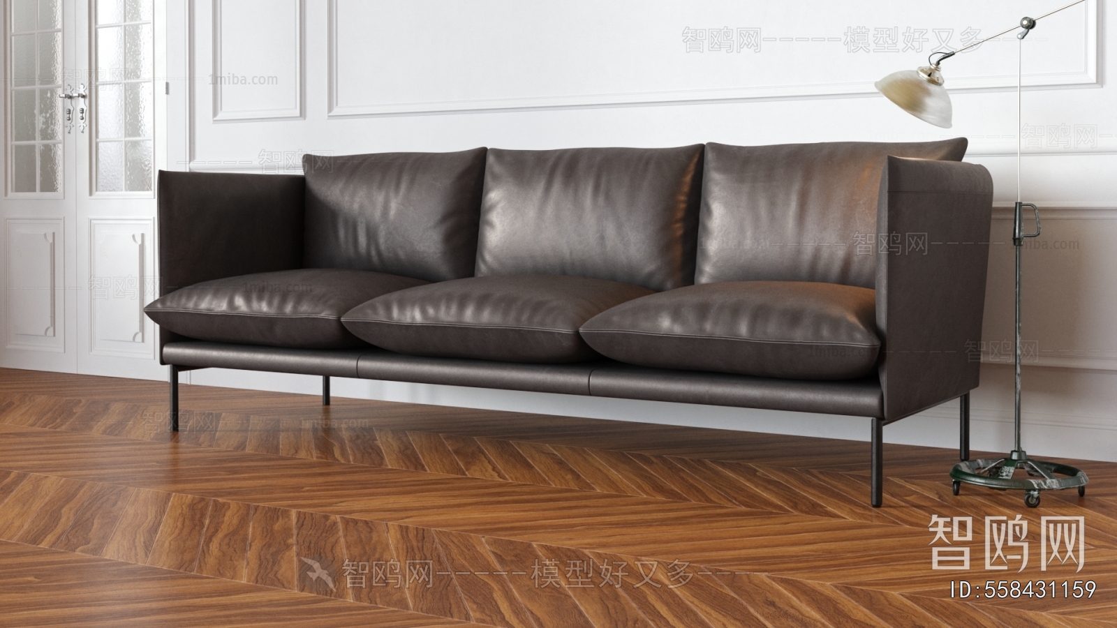 Modern Three-seat Sofa