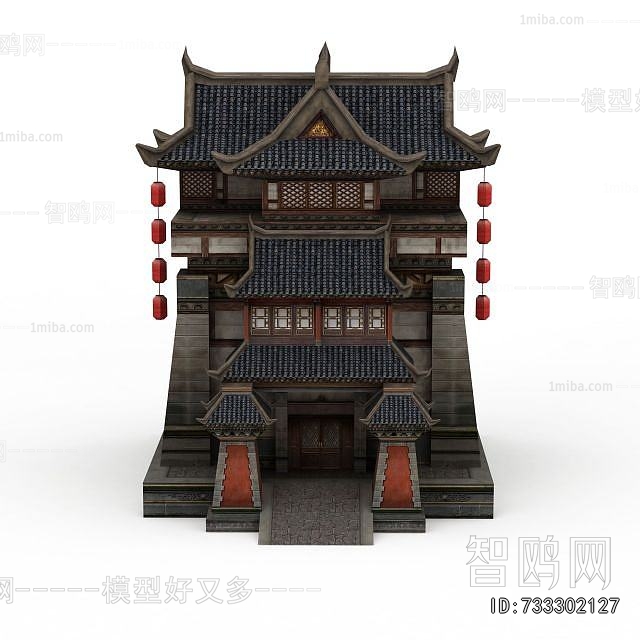 Chinese Style Ancient Architectural Buildings
