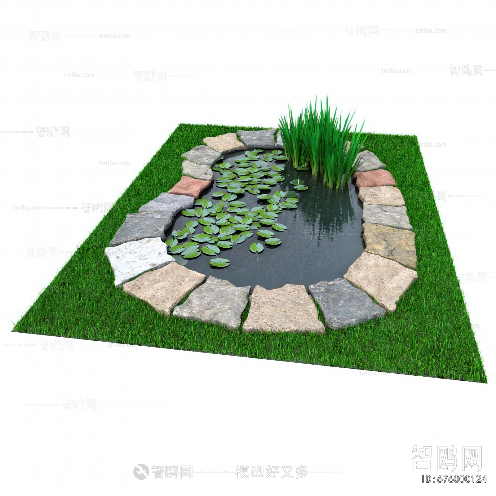 Modern Rockery Waterscape