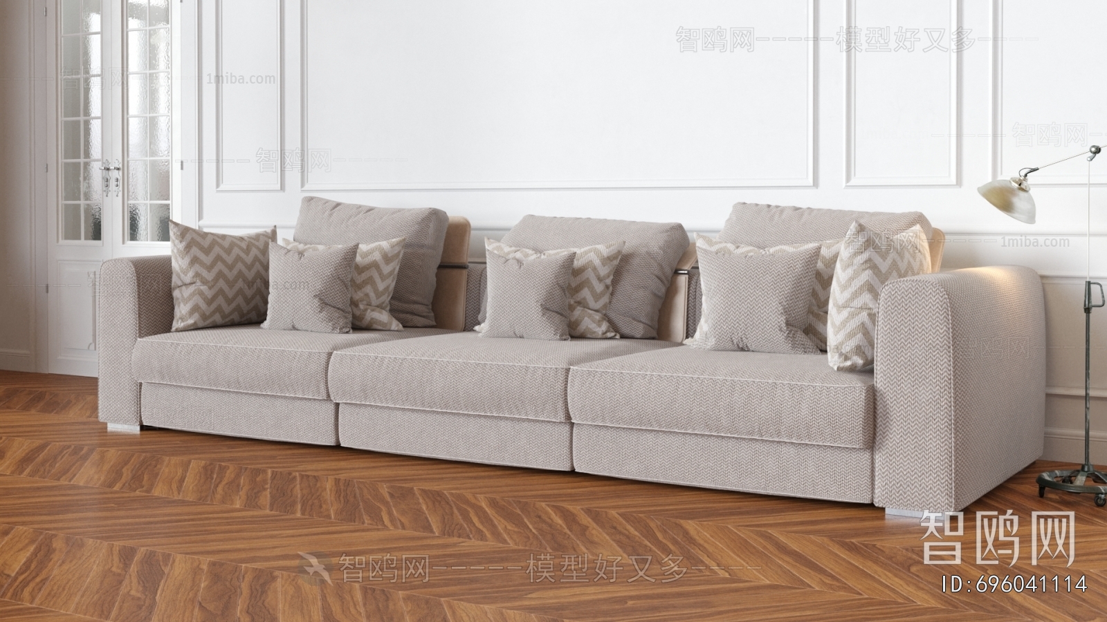 Modern Three-seat Sofa
