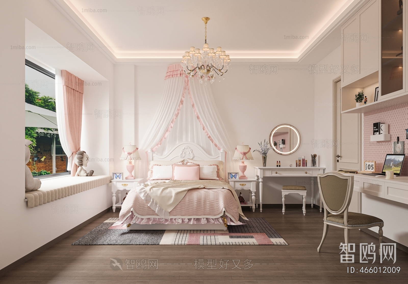 American Style Girl's Room Daughter's Room