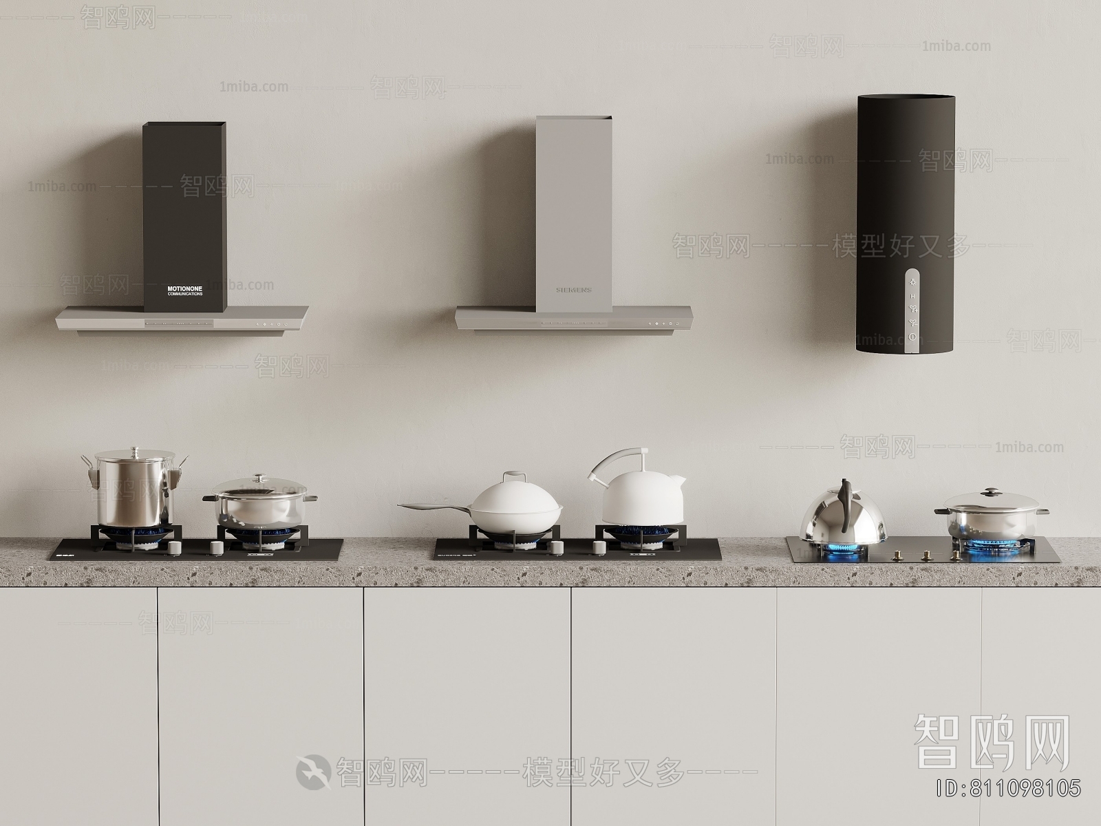 Modern Kitchen Electric Gas Range