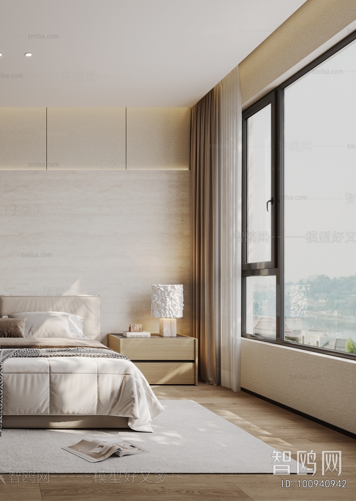 Wabi-sabi Style Bedroom