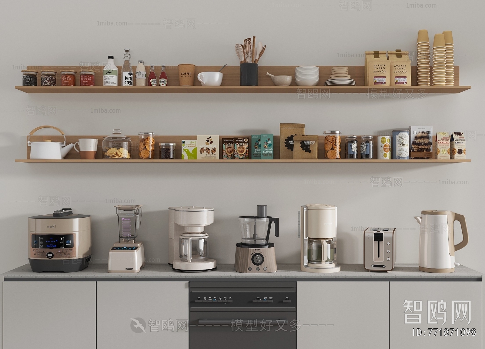 Modern Electric Kitchen Appliances