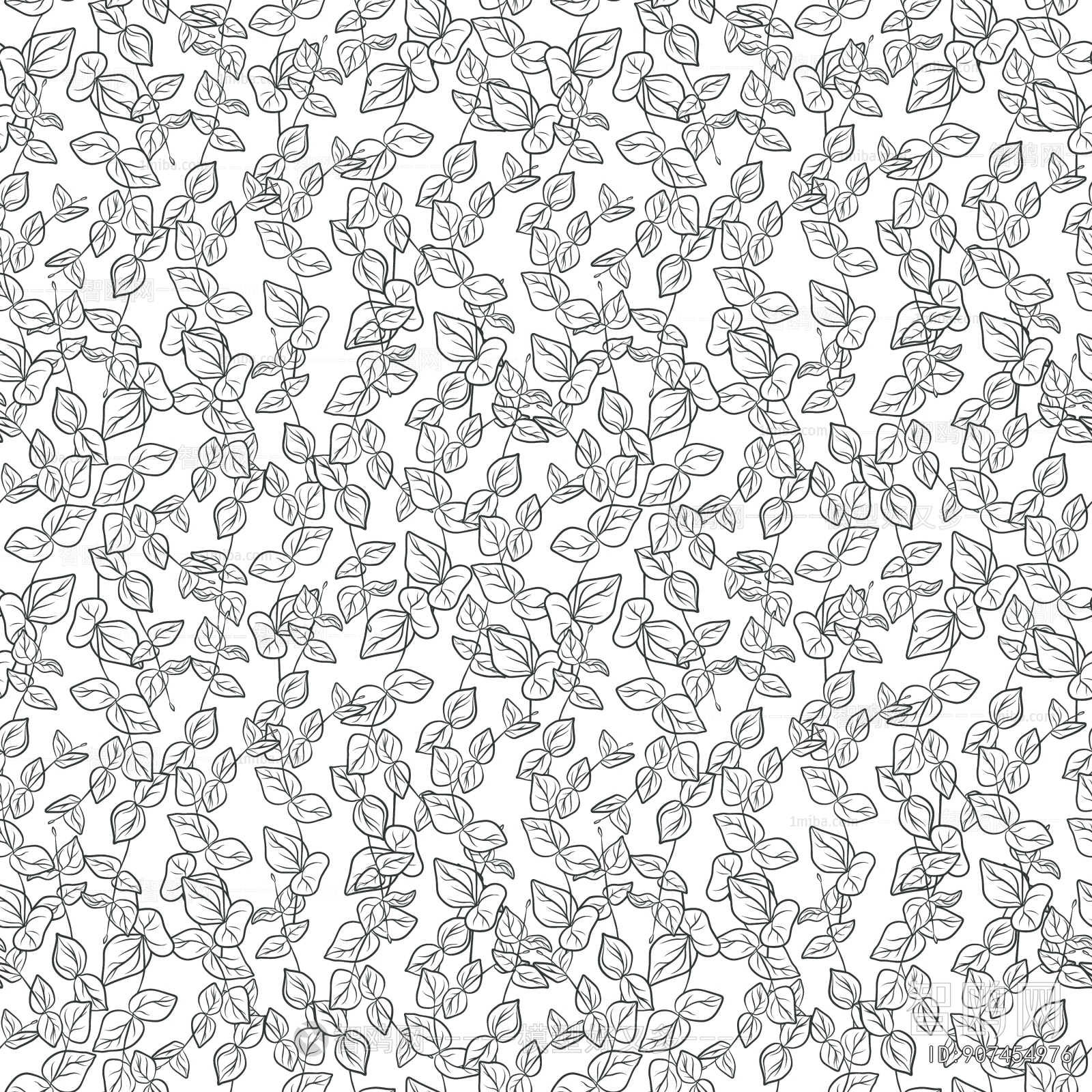 Animal And Plant Pattern Wallpaper