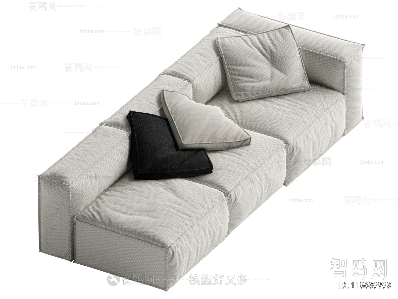 Modern Three-seat Sofa