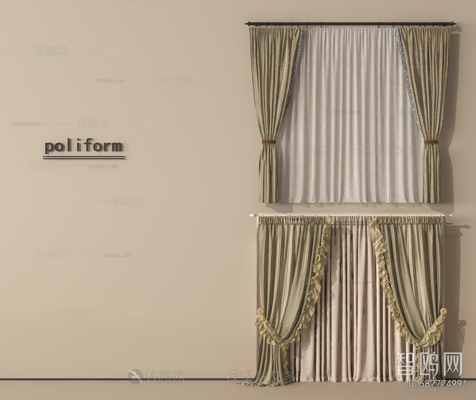 French Style The Curtain