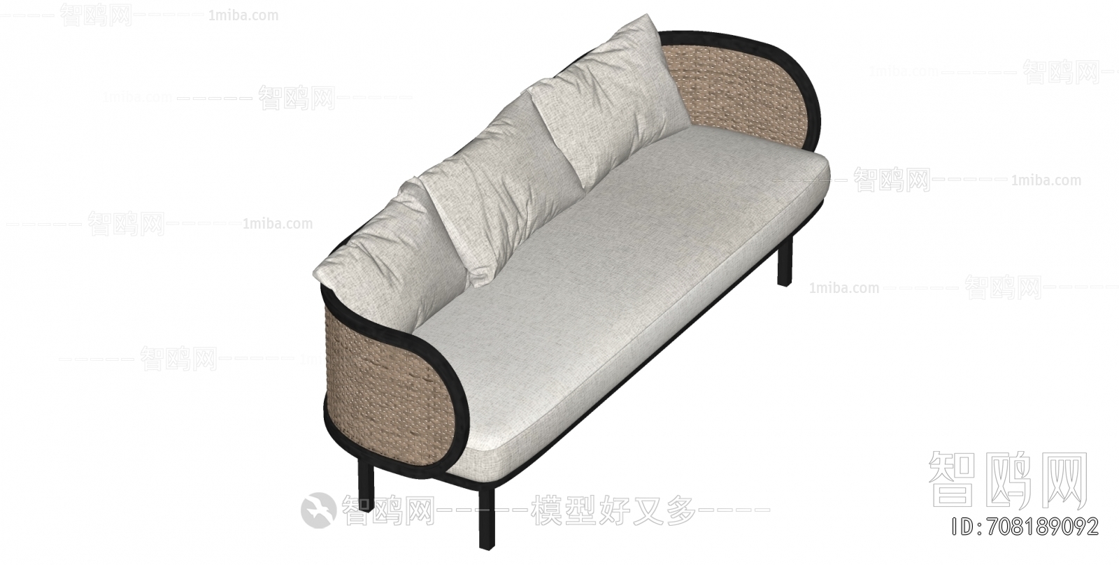 Modern Three-seat Sofa