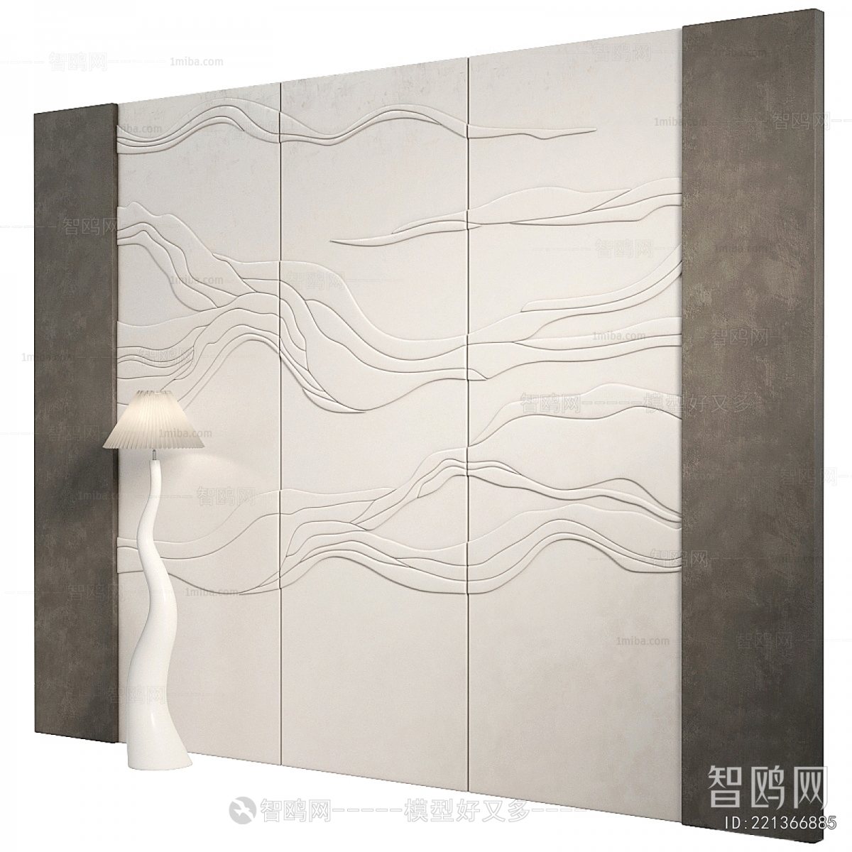 New Chinese Style TV Wall