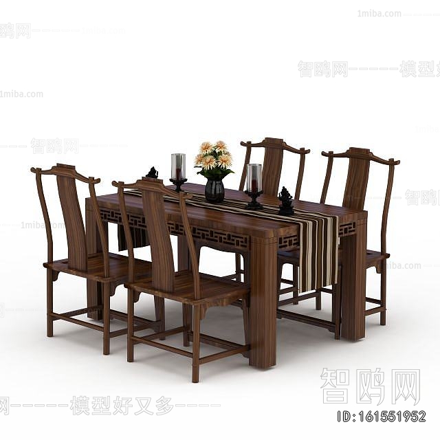 New Chinese Style Dining Table And Chairs