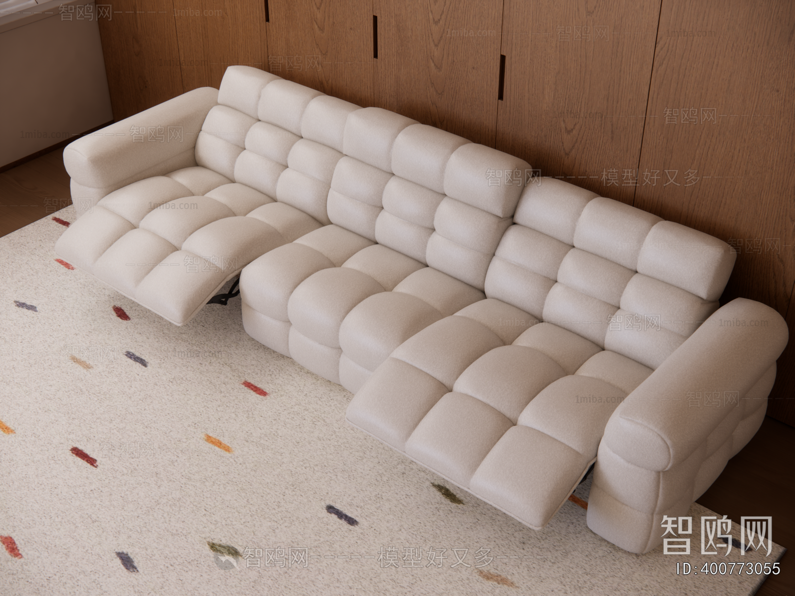 Modern Three-seat Sofa