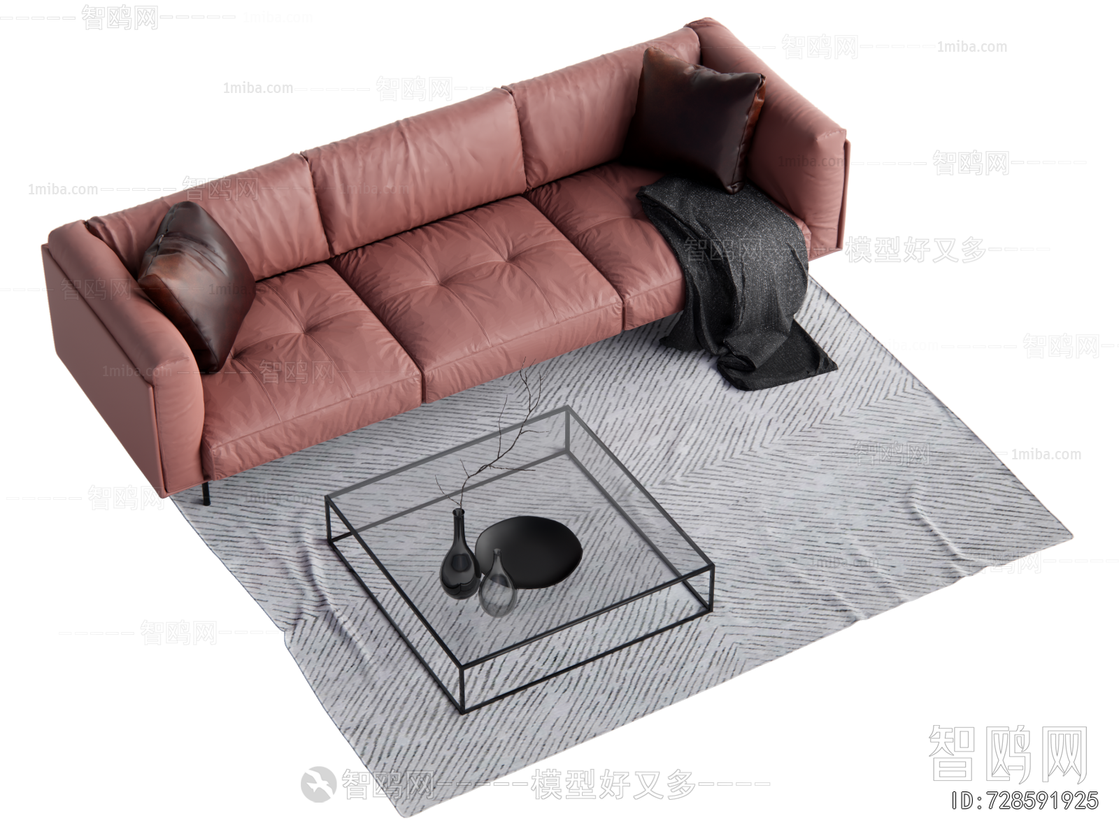 Modern Three-seat Sofa