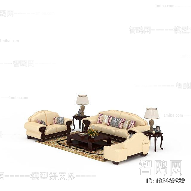 European Style Sofa Combination