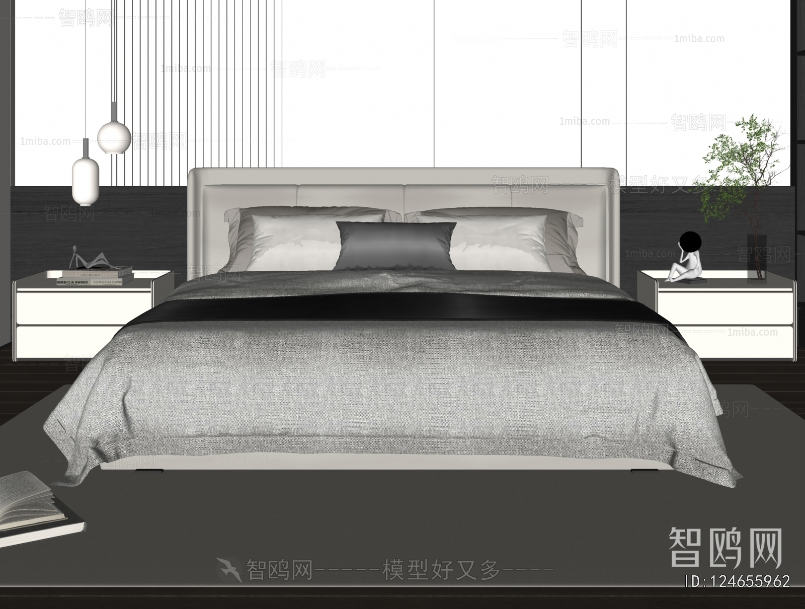 Modern Double Bed