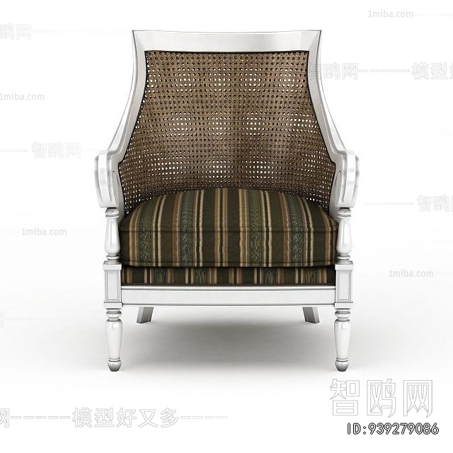 Simple European Style Single Sofa