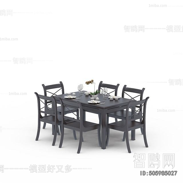 American Style Dining Table And Chairs