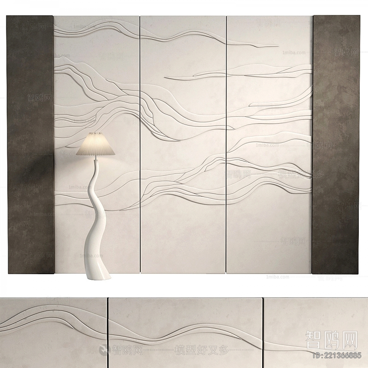 New Chinese Style TV Wall