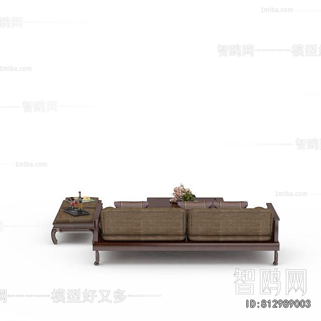 New Chinese Style Sofa Combination
