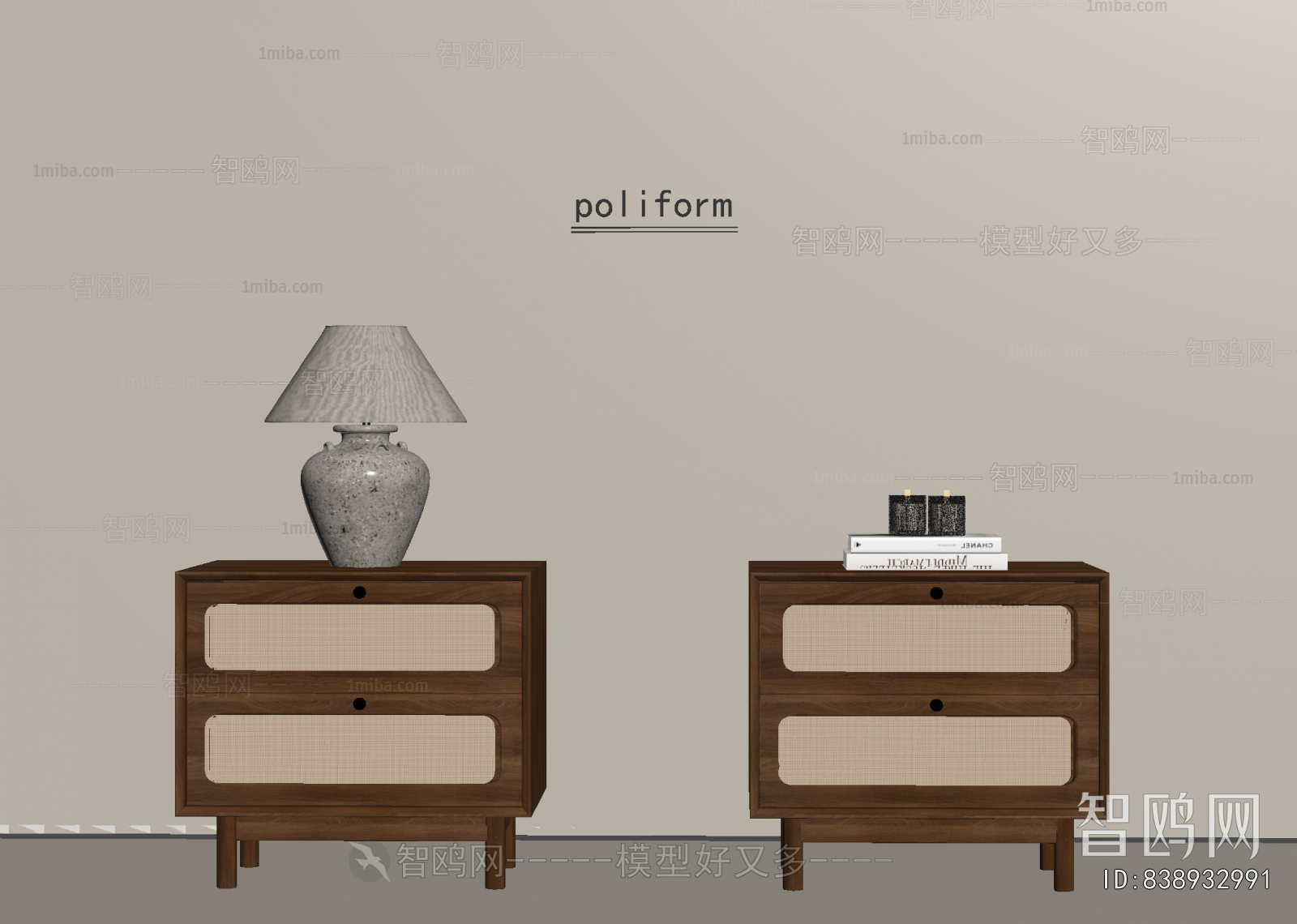 Modern Bedside Cupboard