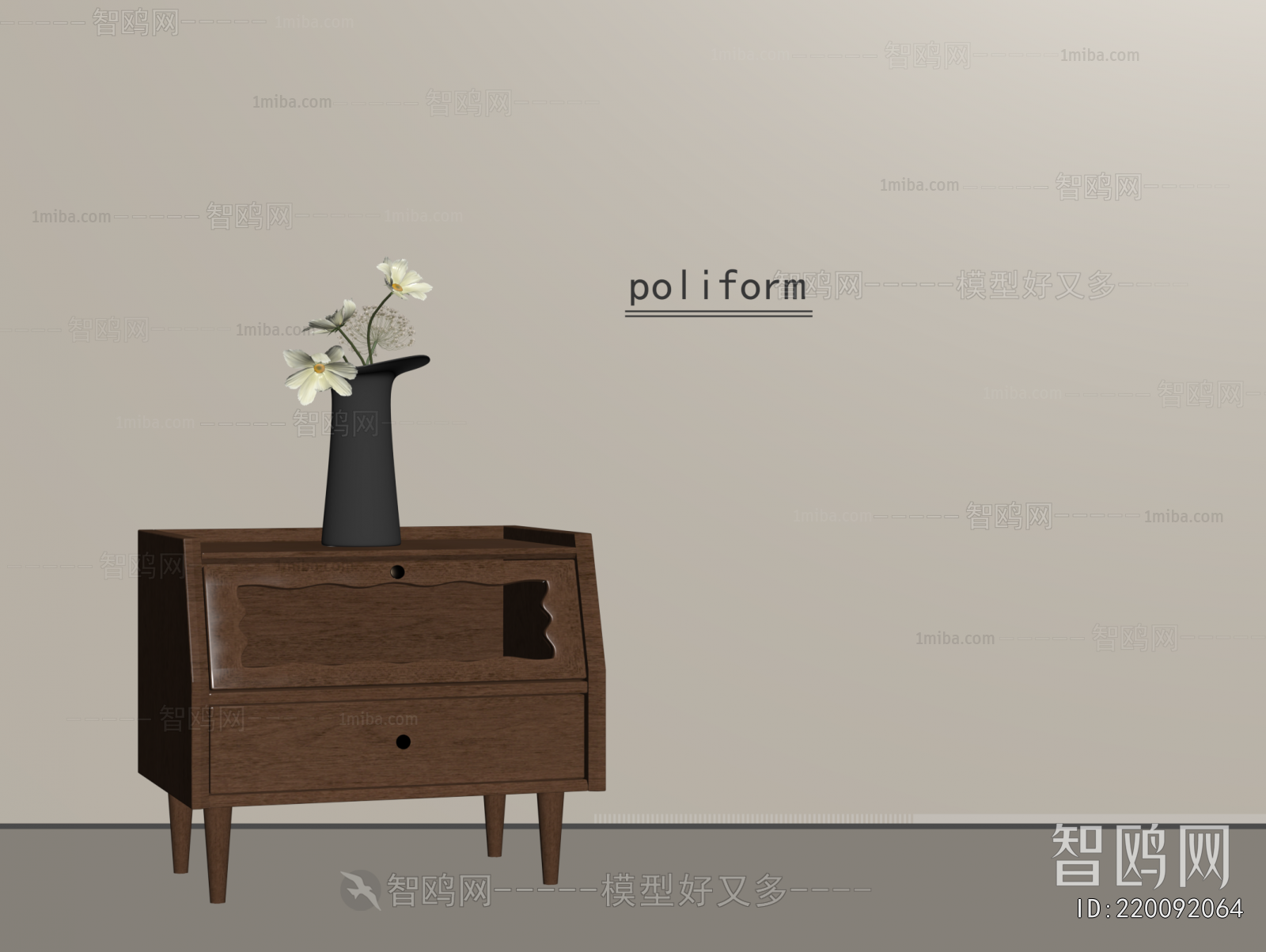 Modern Bedside Cupboard