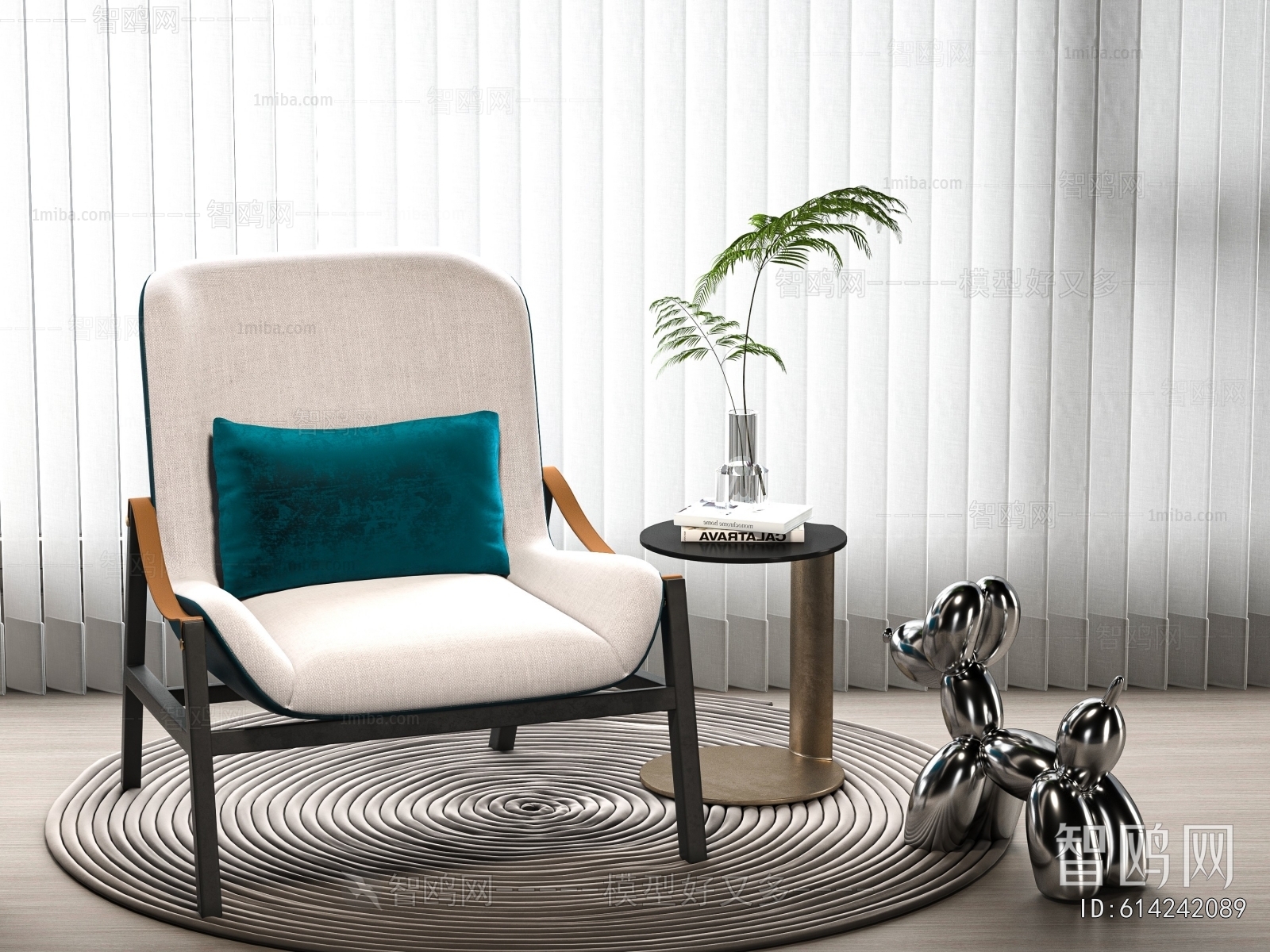 New Chinese Style Lounge Chair