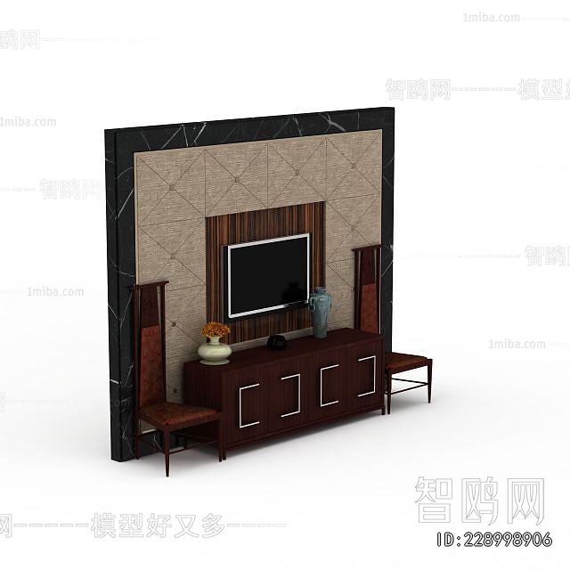 American Style TV Wall