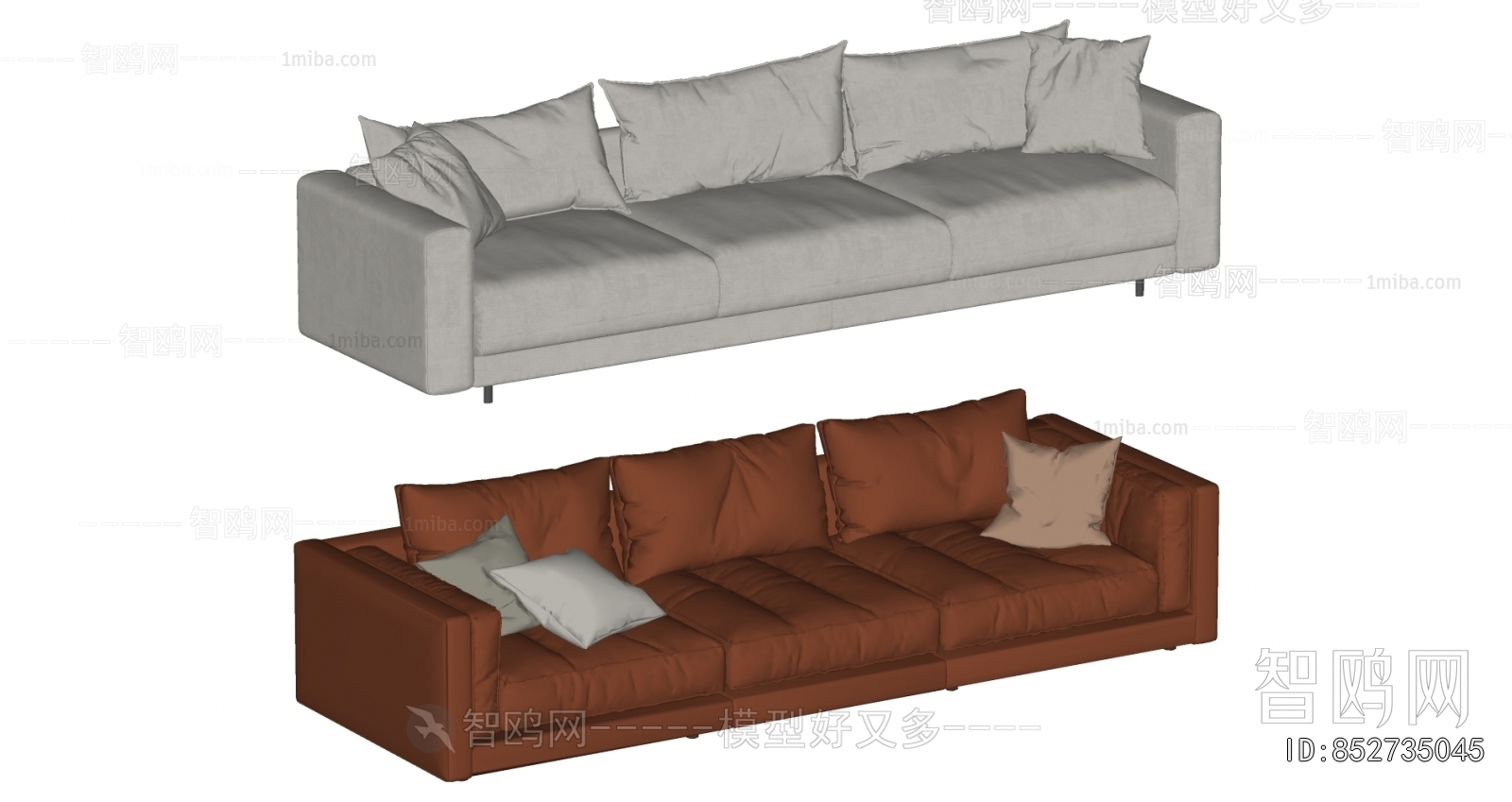 Modern Three-seat Sofa