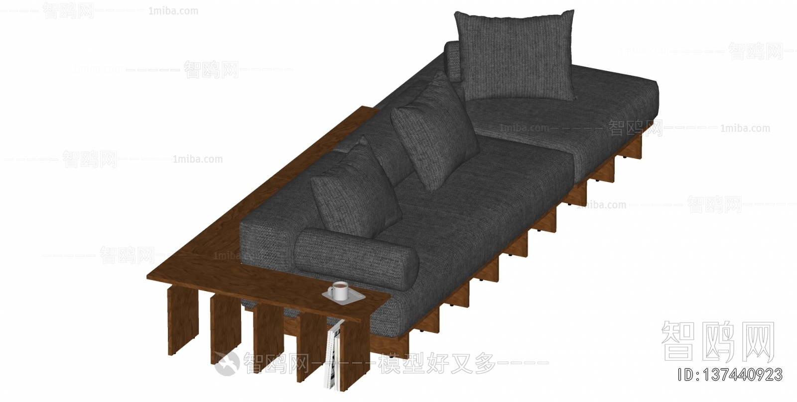 Modern Three-seat Sofa