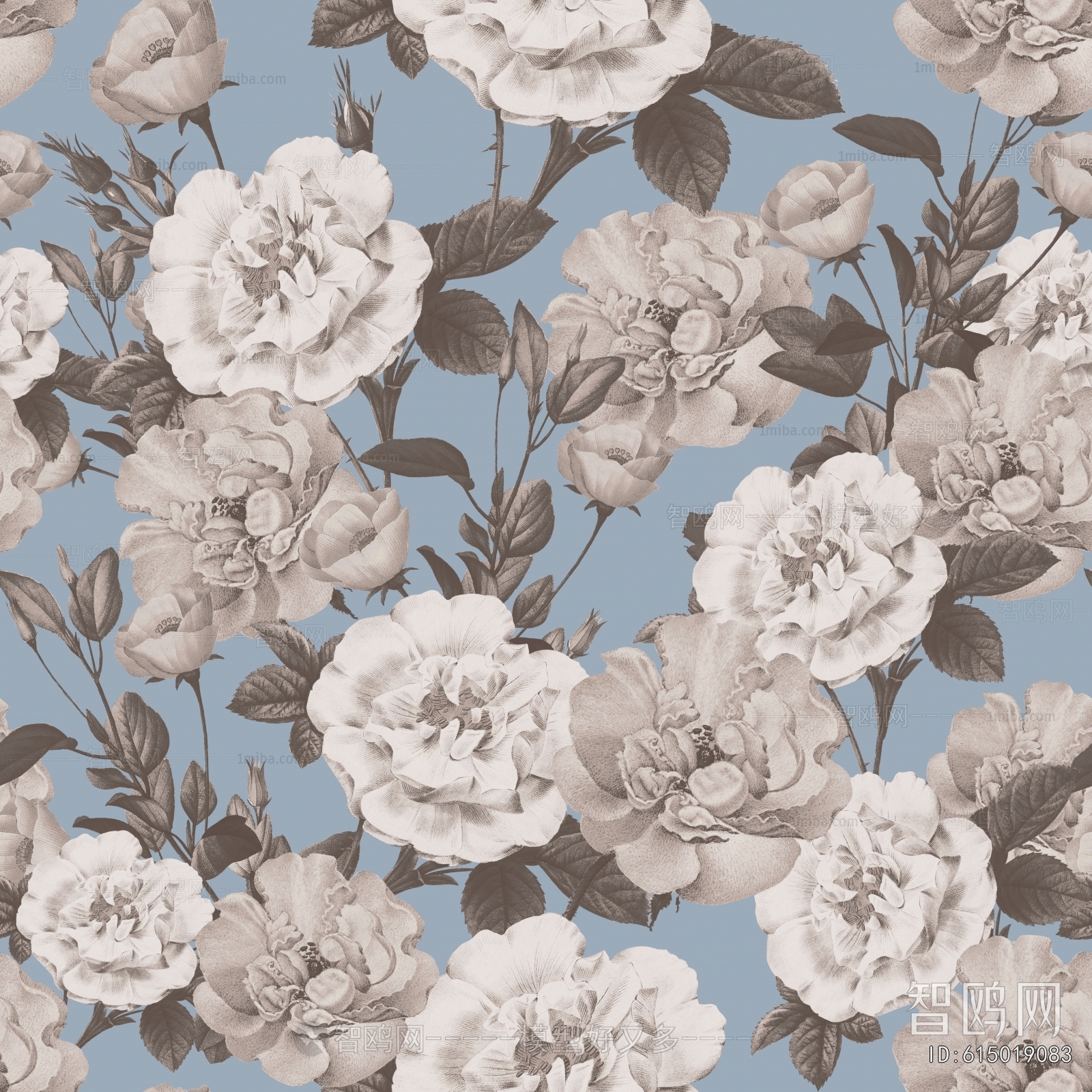 Animal And Plant Pattern Wallpaper