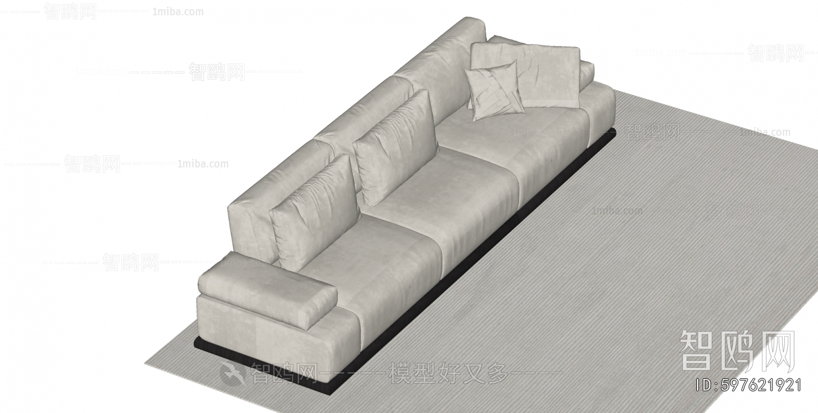 Modern Three-seat Sofa