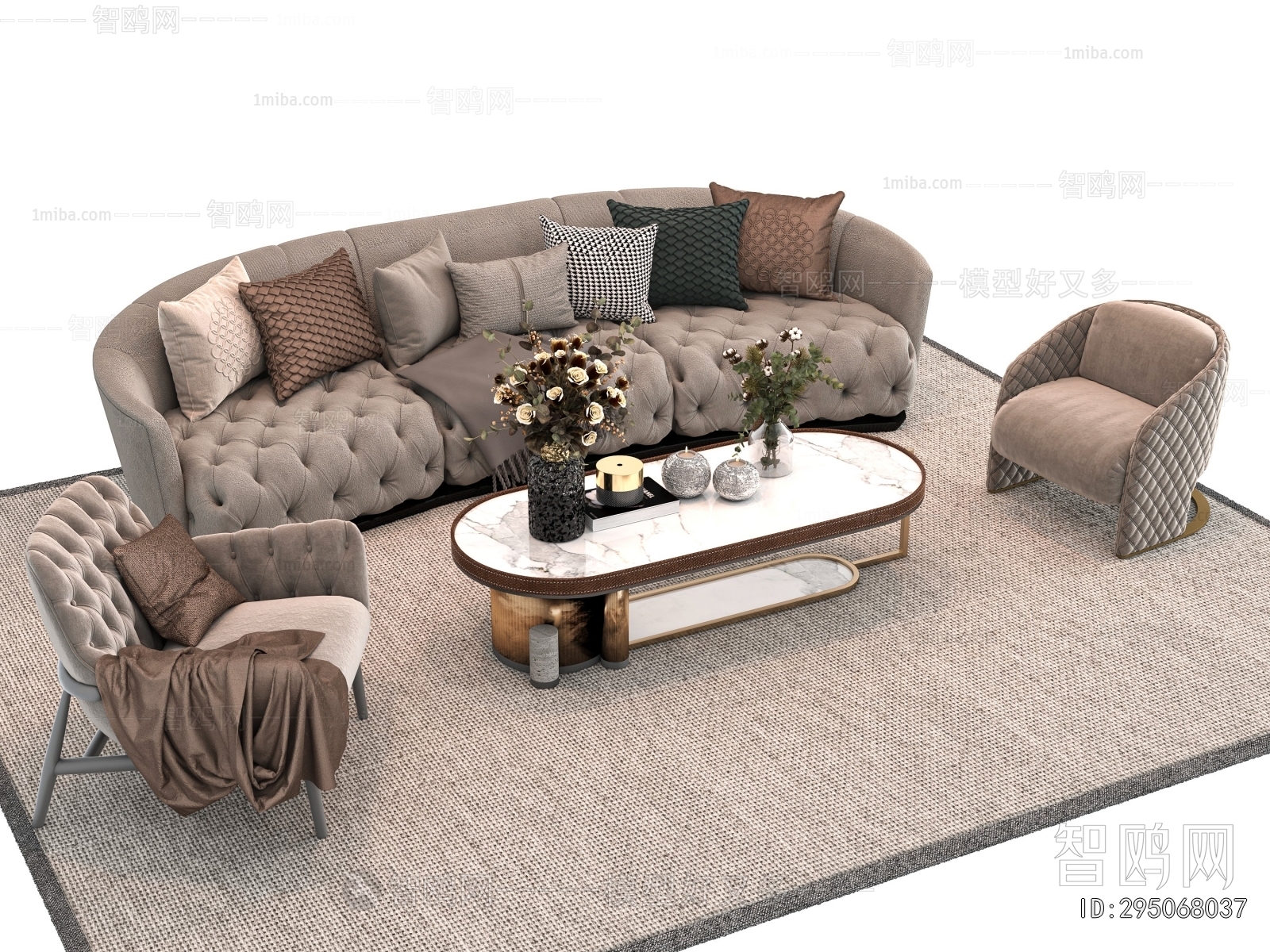 Simple European Style Sofa Combination