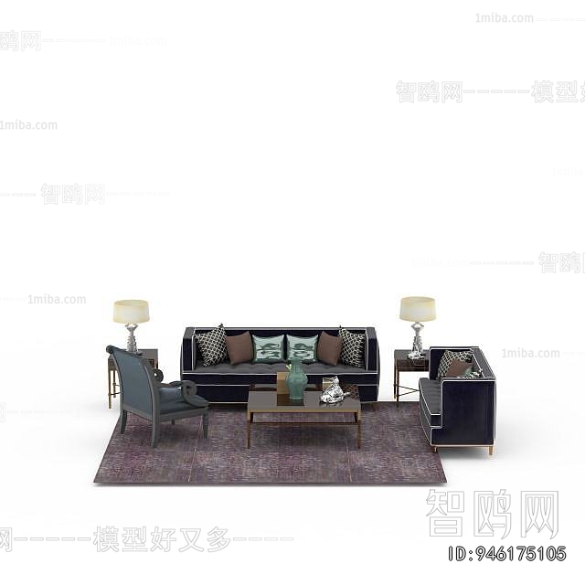 Simple European Style Sofa Combination