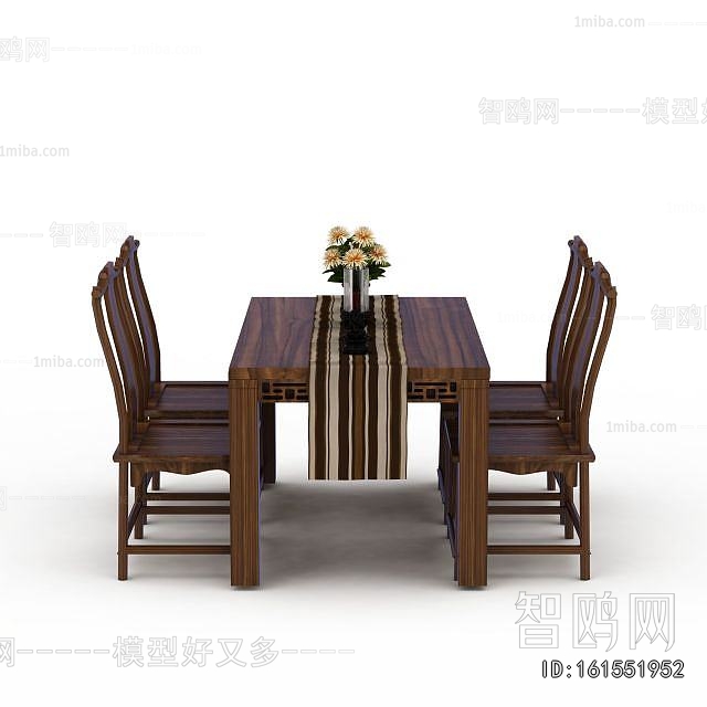 New Chinese Style Dining Table And Chairs