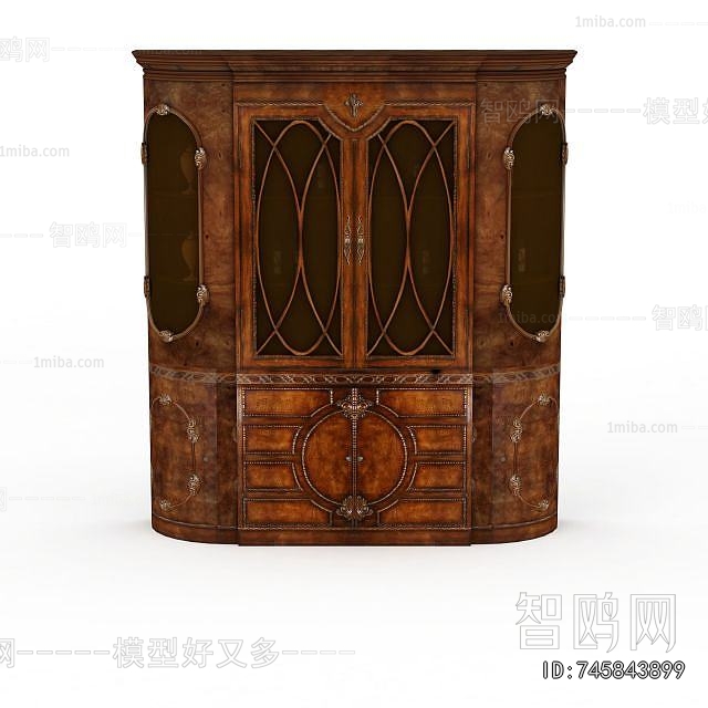 European Style Wine Cabinet
