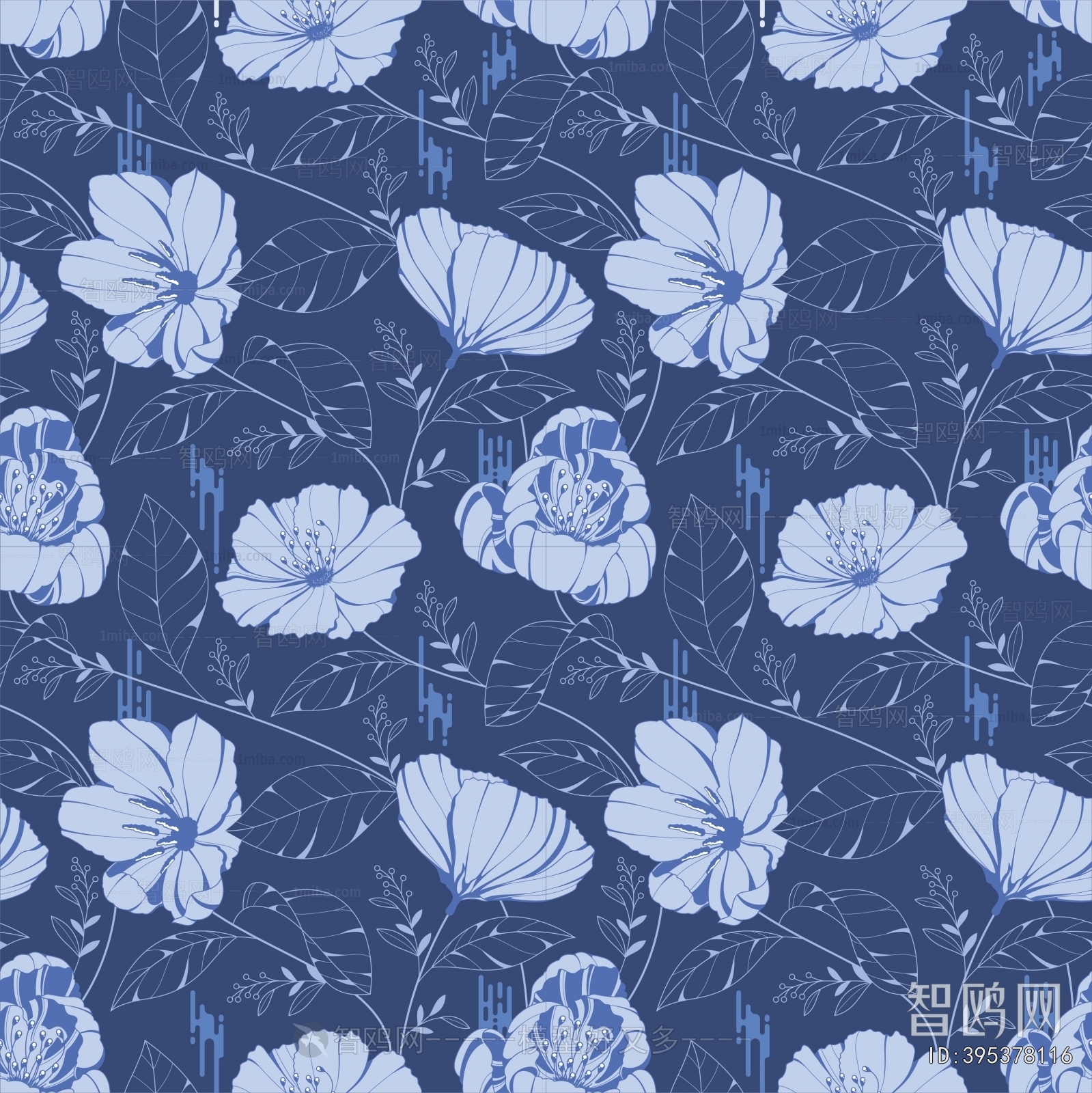 Animal And Plant Pattern Wallpaper