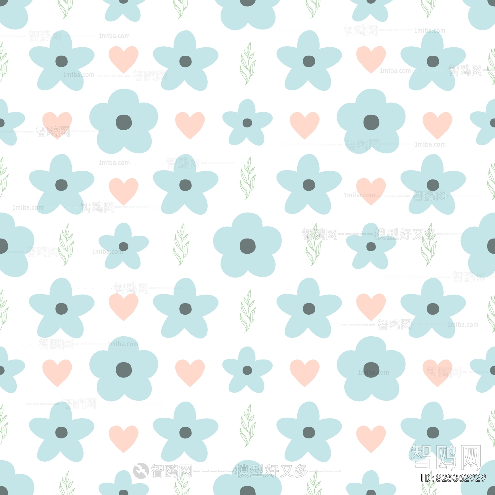 Animal And Plant Pattern Wallpaper