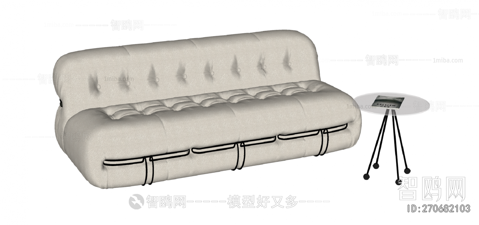 Modern Three-seat Sofa