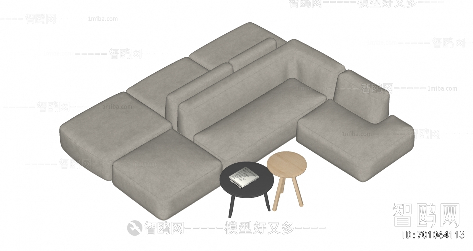 Modern Multi Person Sofa