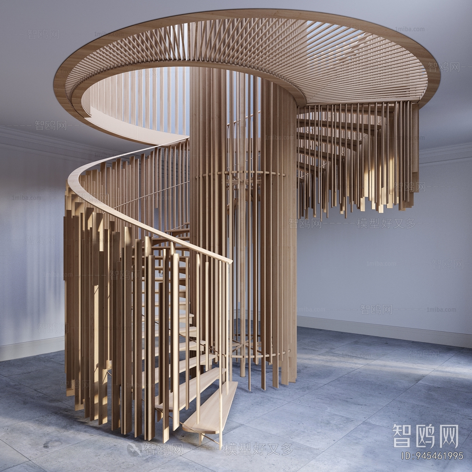 Modern Rotating Staircase