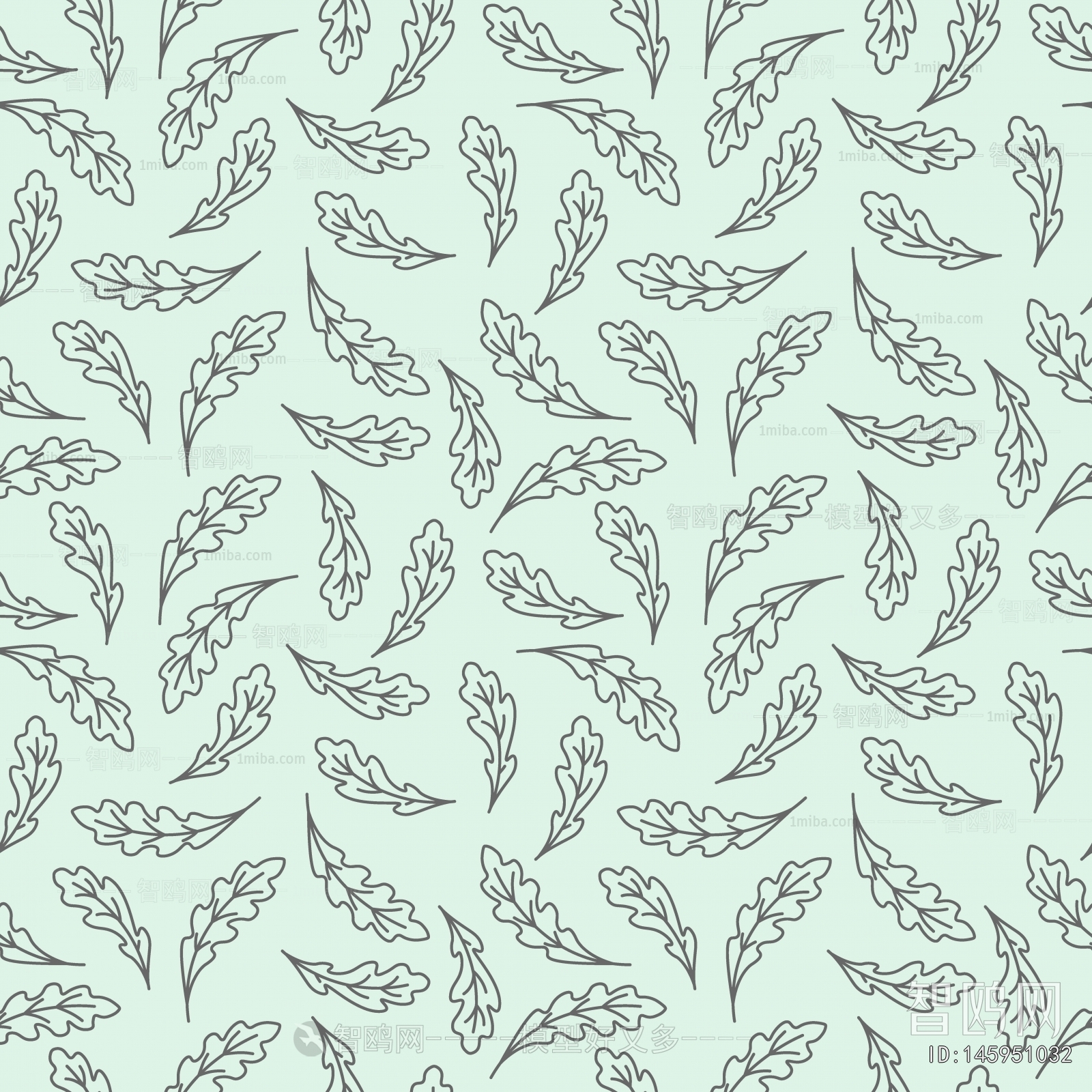 Animal And Plant Pattern Wallpaper