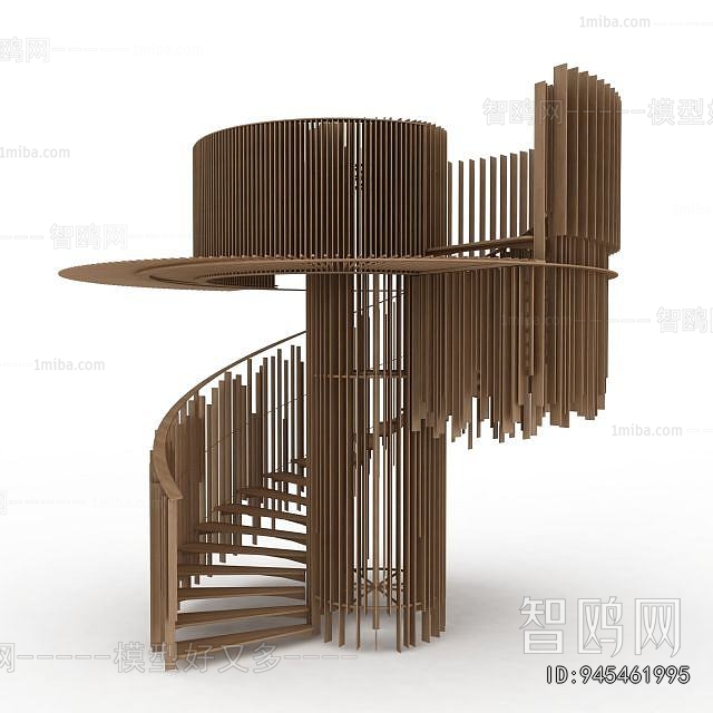 Modern Rotating Staircase