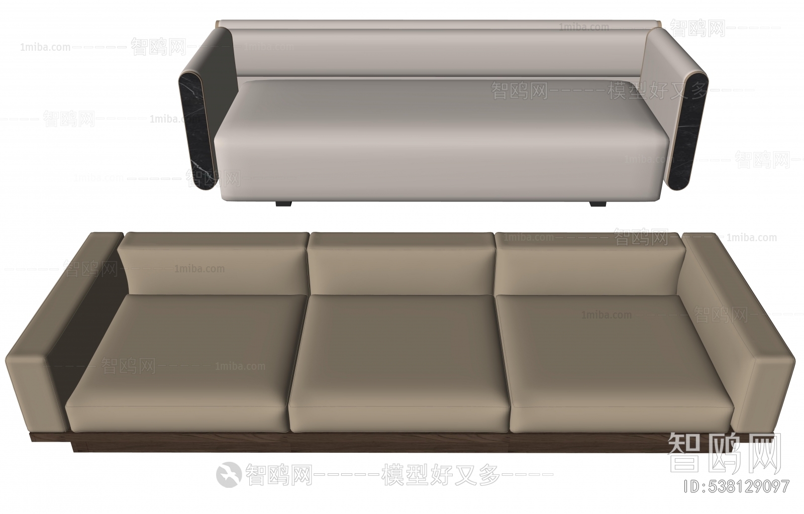 Modern Three-seat Sofa