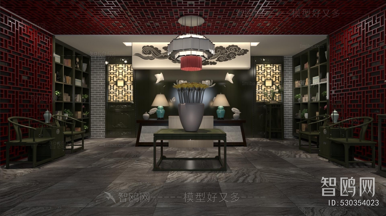 New Chinese Style Exhibition Hall